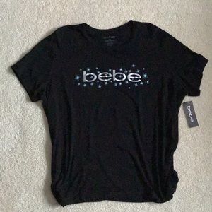 bebe Black Stretchy Top - 2X